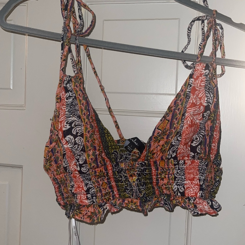 🌸 Spring Sale 🌸 Sparkly Multicolored Festival Top